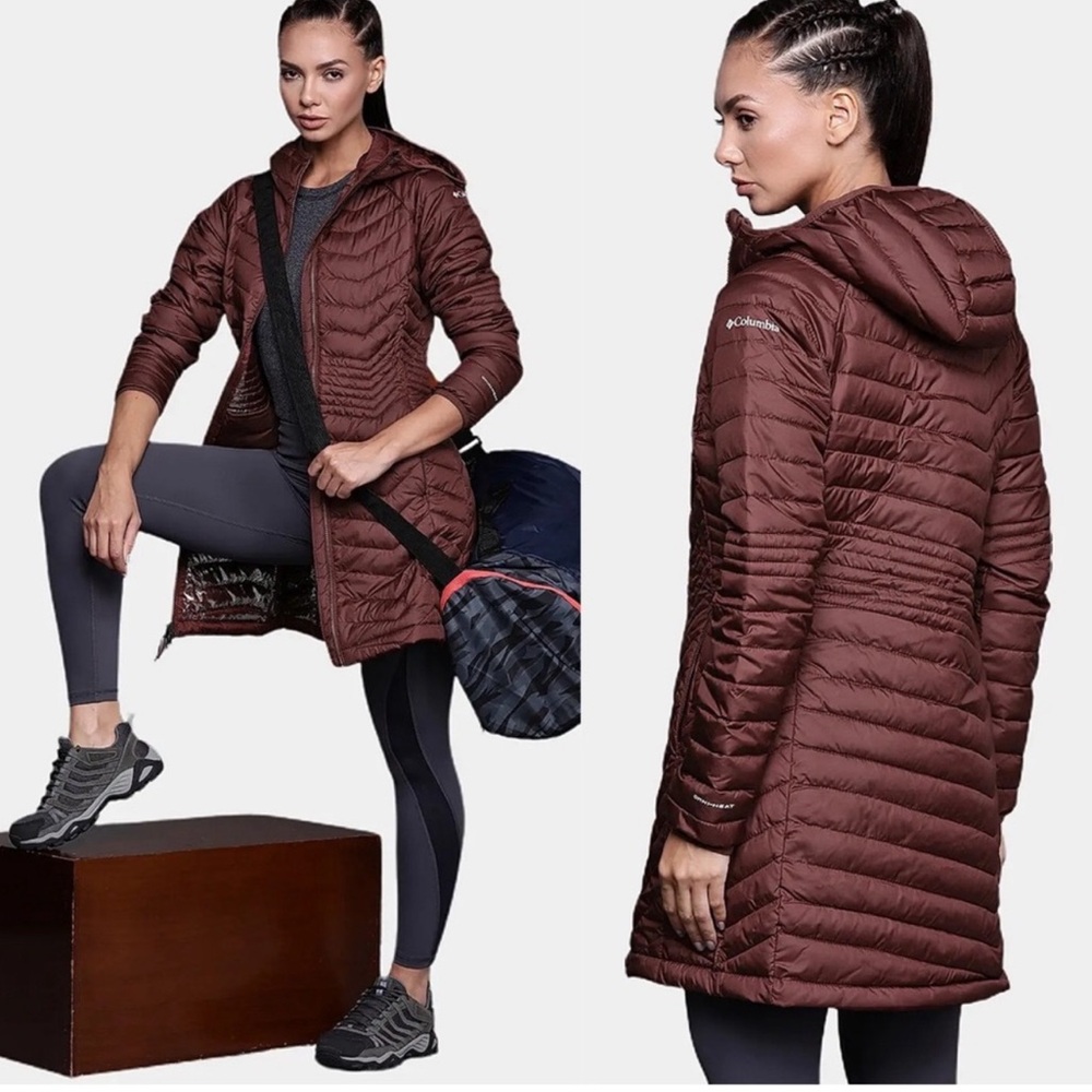 ♥️New Columbia Women's Slope Edge Mid Jacket - Burgundy, Size XS